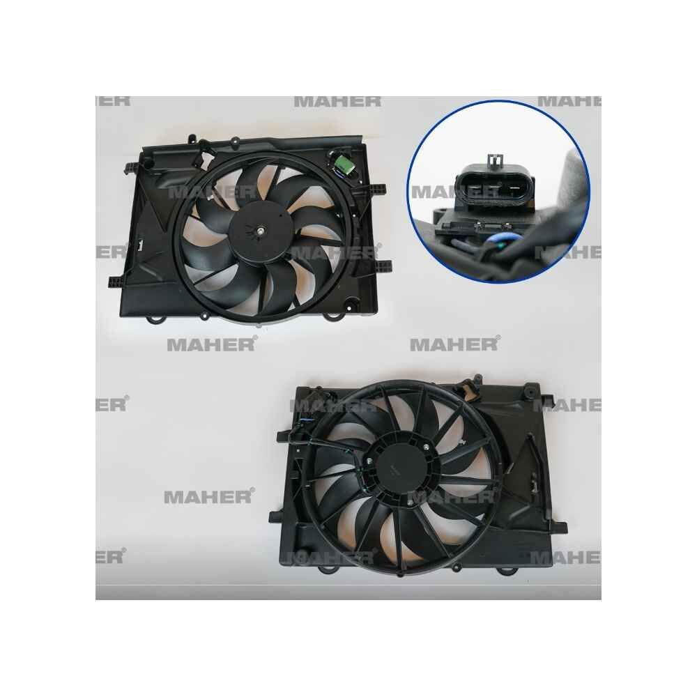 FAN RADYATÖR AVEO T300 HB-SEDAN DAVLUMBAZLI REZISTANSLI 1.2-1.4   OEM: 95962652 - 95962654 - 95483693