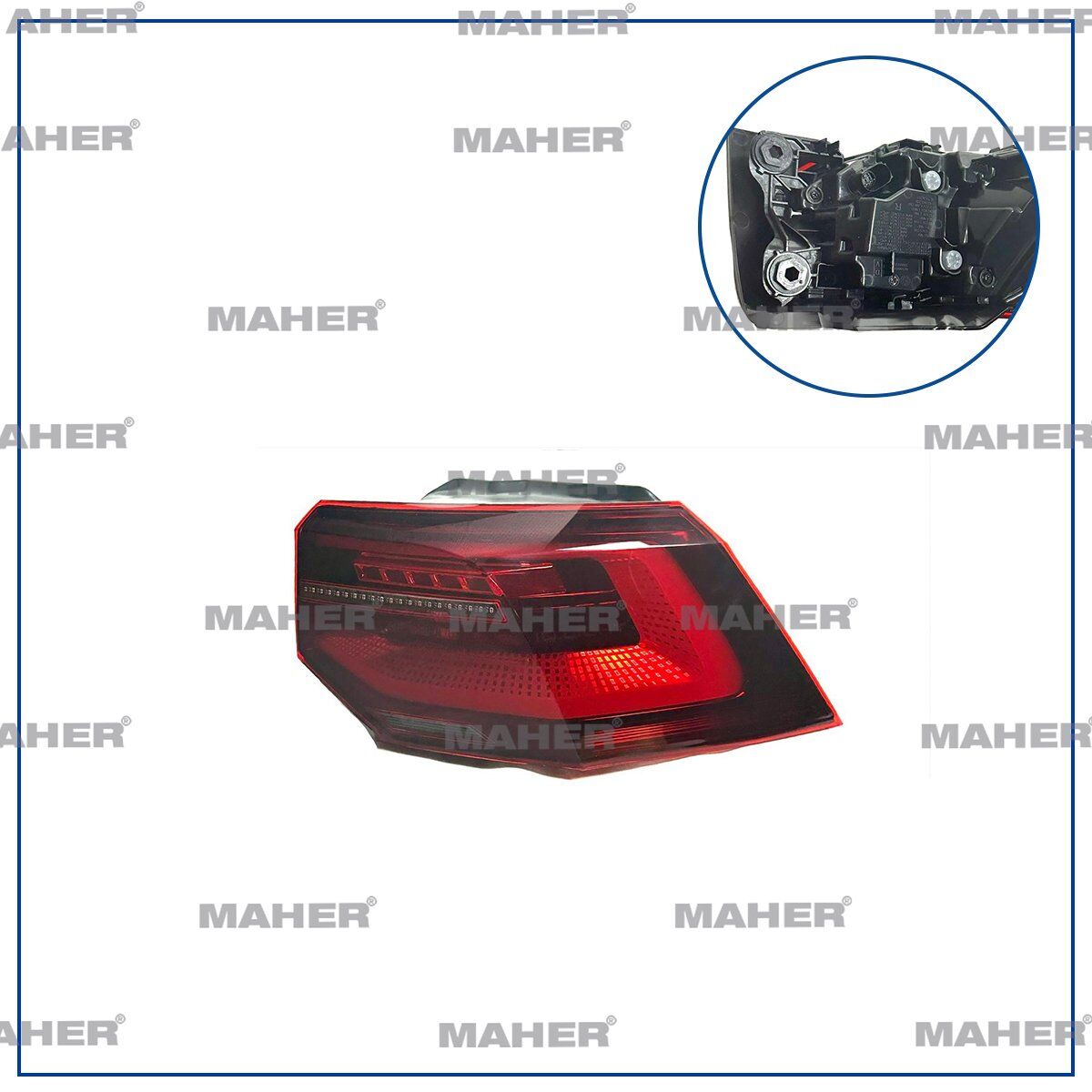 5H0945208A STOP LAMBASI GOLF8 21= DIŞ SAĞ LED HIGHLINE
