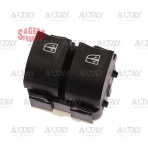 254117873R DÜĞME CAM AÇMA KANGOO / DUSTER (ÇİFTLİ) TURUNCU IŞIK SOL