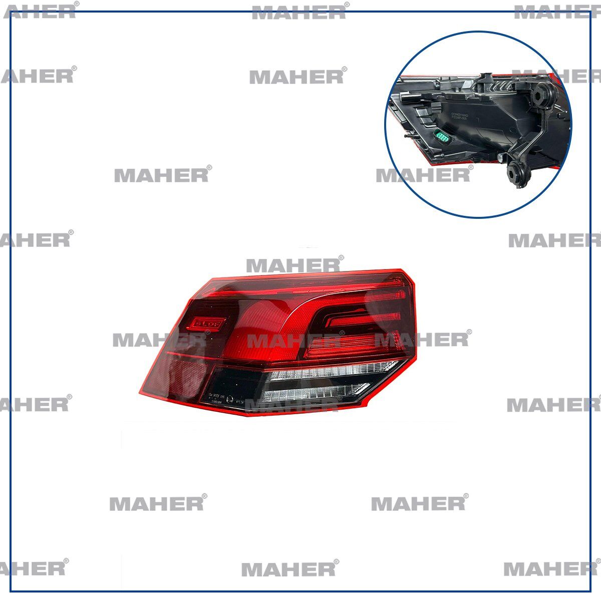 5H0945095C STOP LAMBASI GOLF7 21= LED TREND-COMF. DIŞ SOL