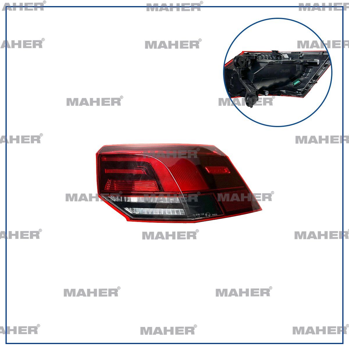 5H0945096C STOP LAMBASI GOLF7 21= LED TREND-COMF. DIŞ SAĞ