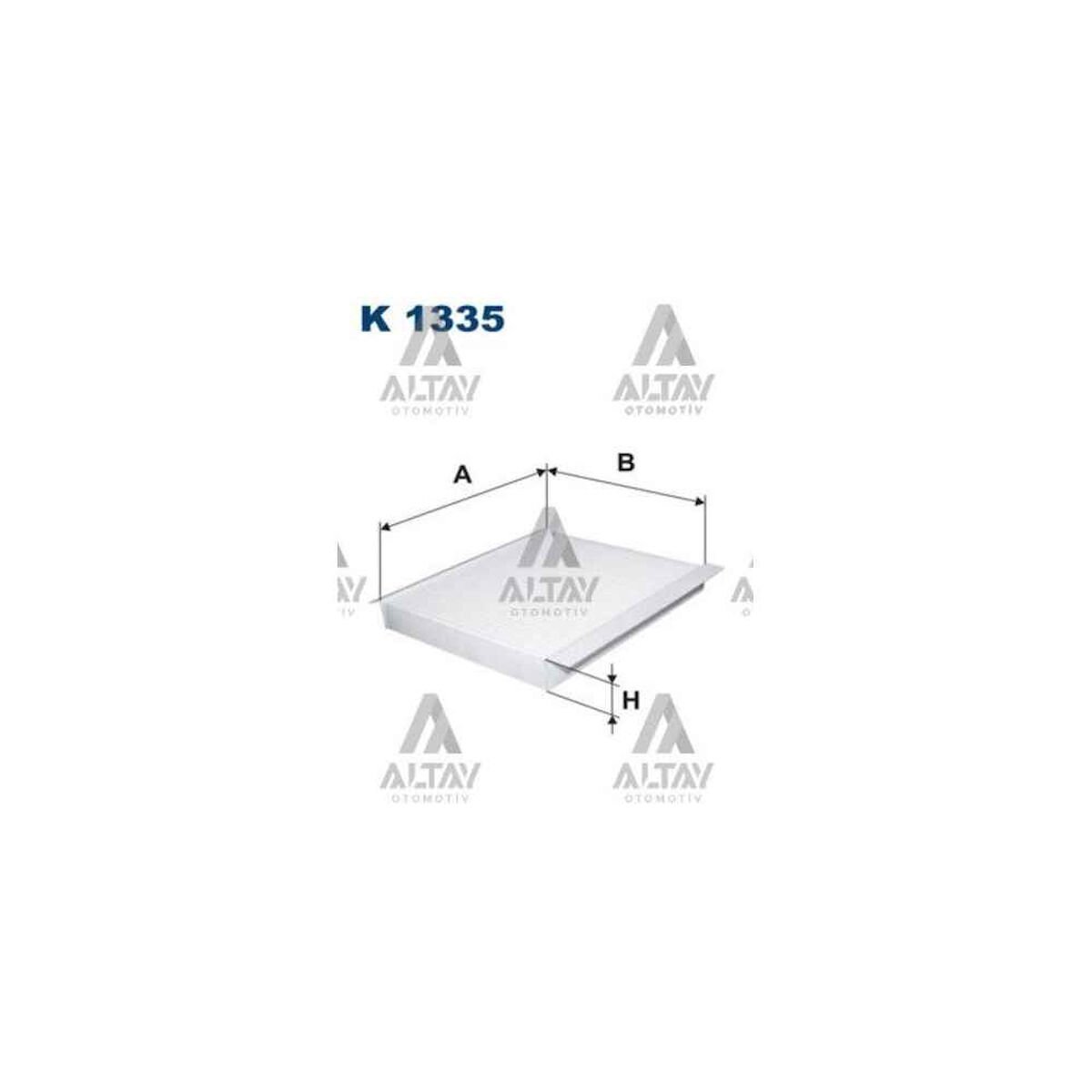 POLEN FİLTRESİ 500L 12=   OEM: 77366480