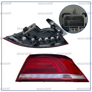 3G5945096F STOP LAMBASI PASSAT 14-19 LED DIS SAG