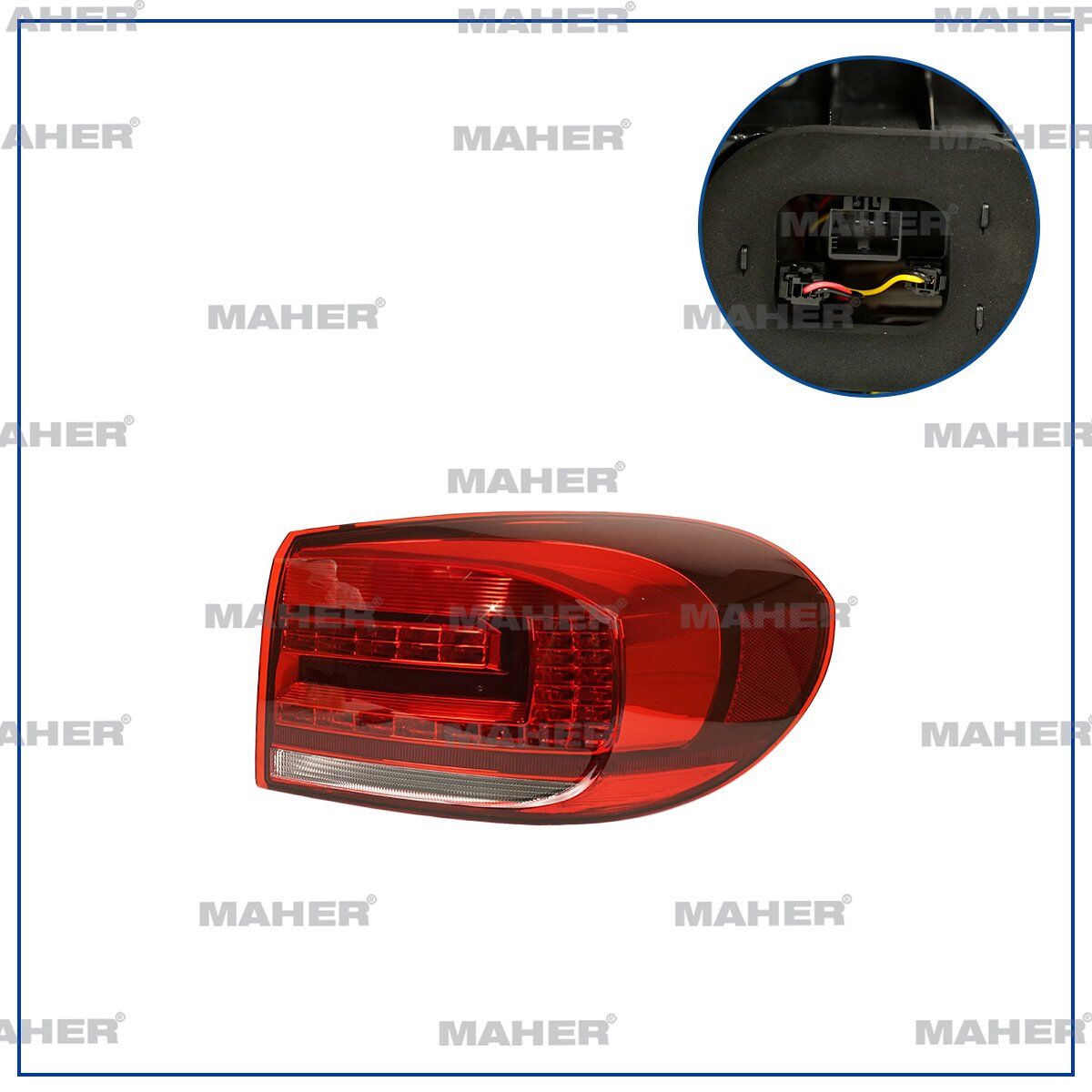 5N0945208 STOP LAMBASI TIGUAN 12-15 LED DIŞ SAĞ