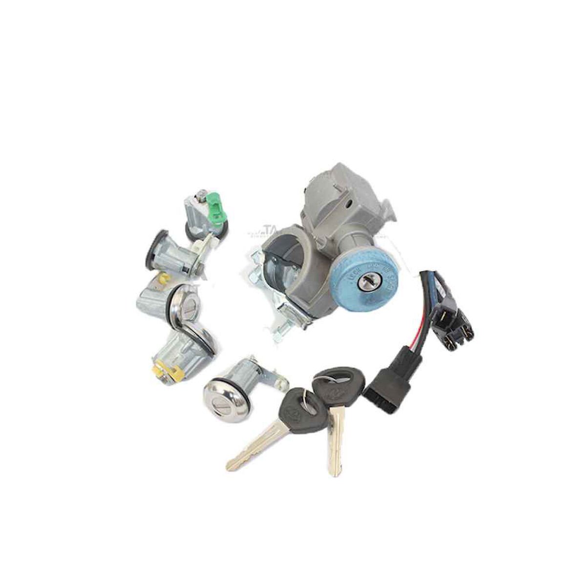 KONTAK VE KİLİT SETİ E-2200   88=   OEM: SE30-09-010