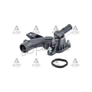 TERMOSTAT KOMPLE CORSA D / CORSA E / ASTRA J / CRUZE / AVEO / T300 / MERIVA B 09= A12XEL-A12XER-B12XEL-A14XER-B14XER OPEL ASTRA, CORSA OEM: 1338487