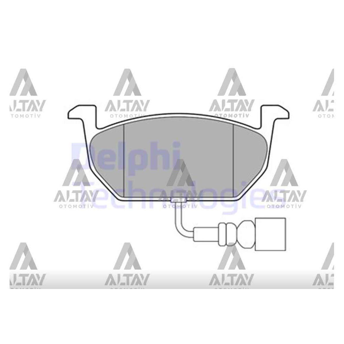 FREN BALATA GOLF6 12= / OCTAVIA 12= / LEON 12= FİŞLİ ÖN VOLKSWAGEN GOLF OEM: 5Q0698151C