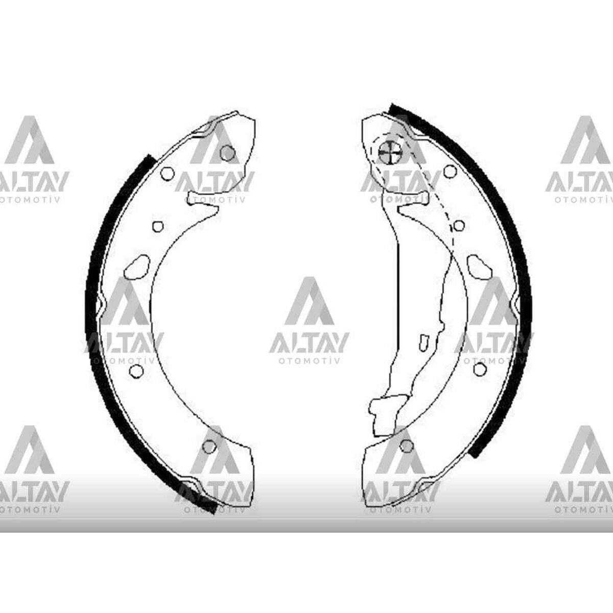 FREN BALATA AVENSIS  98-02 PABUÇ ARKA TOYOTA AVENSIS OEM: 04495-05020