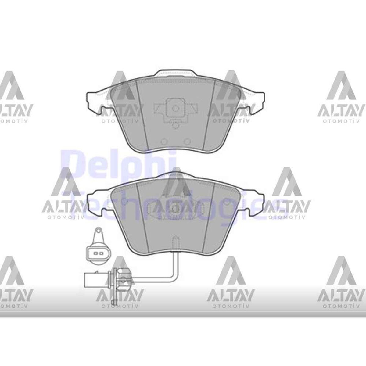 FREN BALATA A4 05-11 / A6 05-11 FİŞLİ ÖN   OEM: 8E0698151G