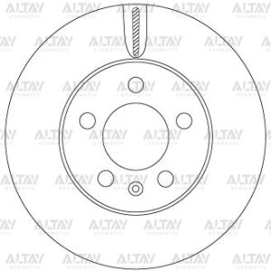 2Q0615301G FREN DİSKİ POLO / A1 / İBİZA / KAMİQ / SCALA 17= ÖN (SET)