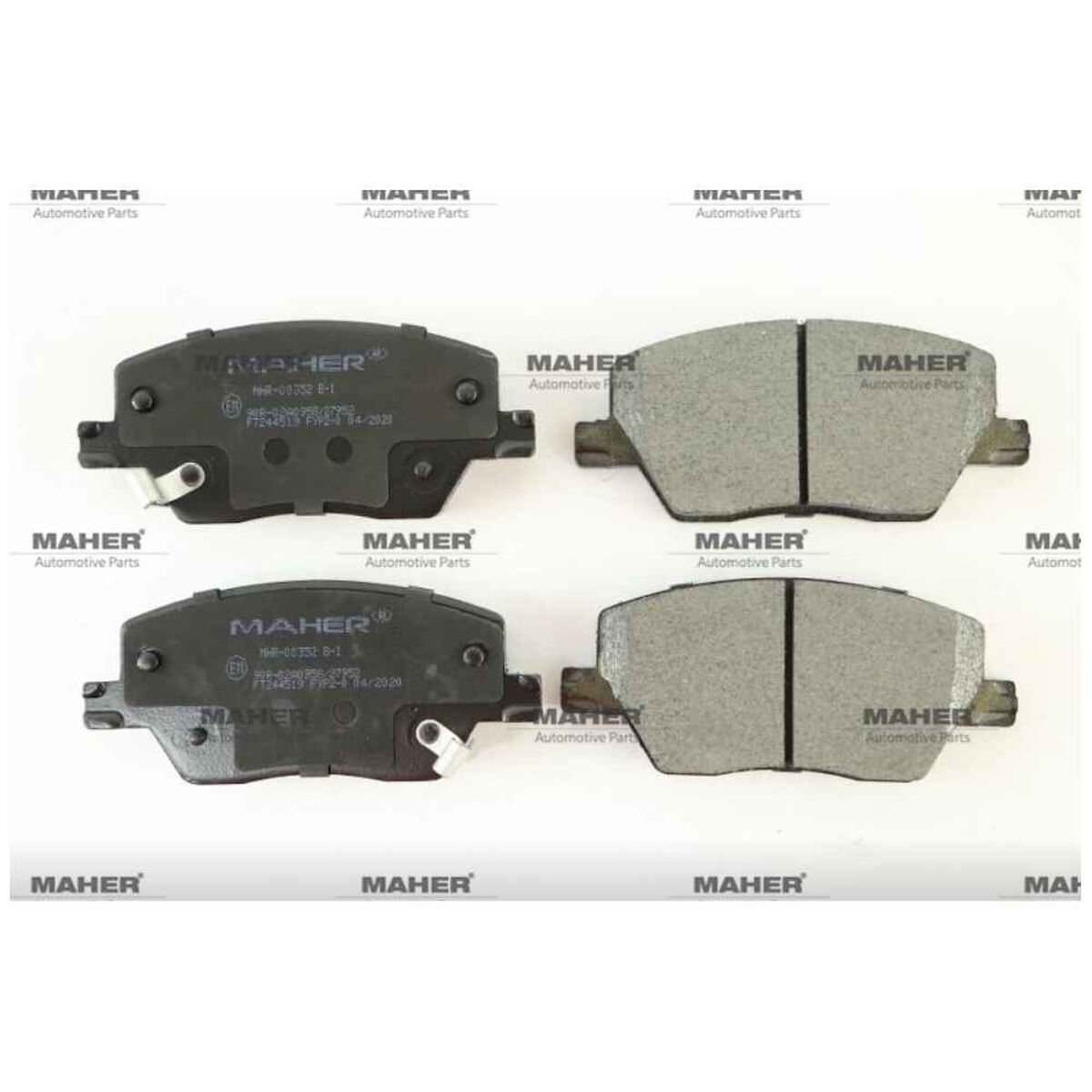 FREN BALATA EGEA 15= 1.3JTD-1.6JTD (MANDO FREN SİSTEMİ 132.7mm) ÖN FIAT EGEA OEM: 77367628