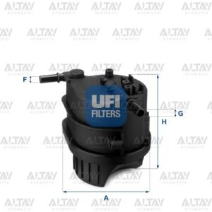 190199 YAKIT FİLTRESİ (MAZOT) 206 / 307 / C2 / C3 / FİESTA 05-15 1.4 HDİ-1.4 TDCİ MÜŞÜRLÜ