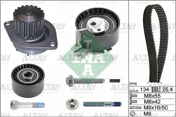 1643639780 TRİGER SETİ + DEVİRDAİM 206 / 207 / 307 / 308 / PARTNER / C2 / C3 / C4 / XSARA / BERLINGO  02= 1.6-1.6 16V TU5JP4