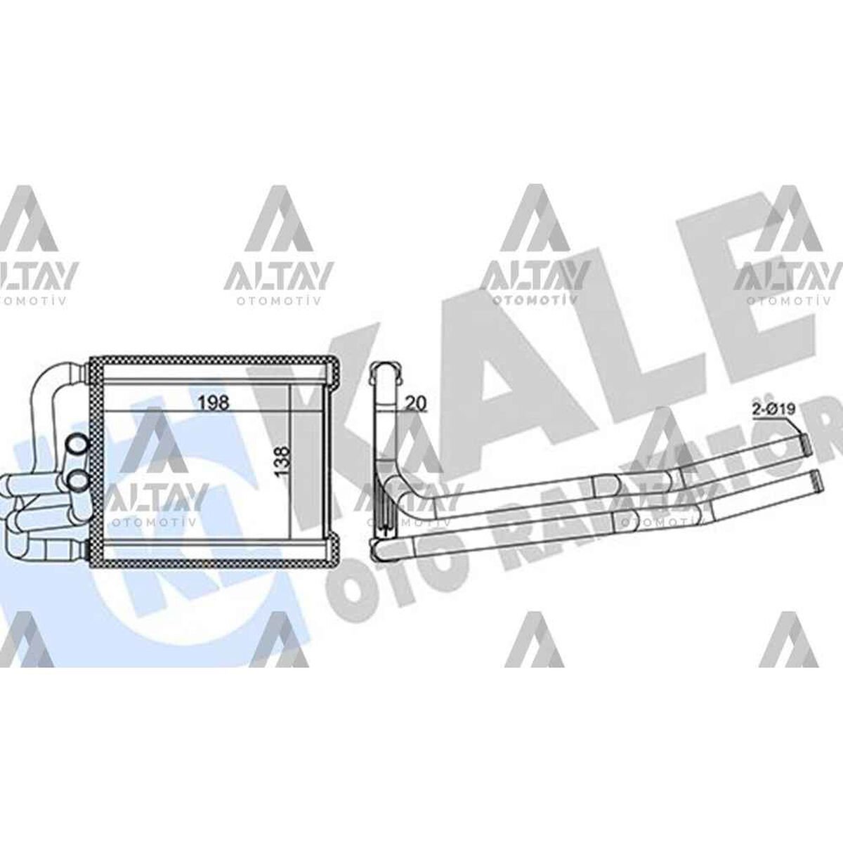 RADYATÖR KALORİFER I-20 09-15   OEM: 97138-1J000