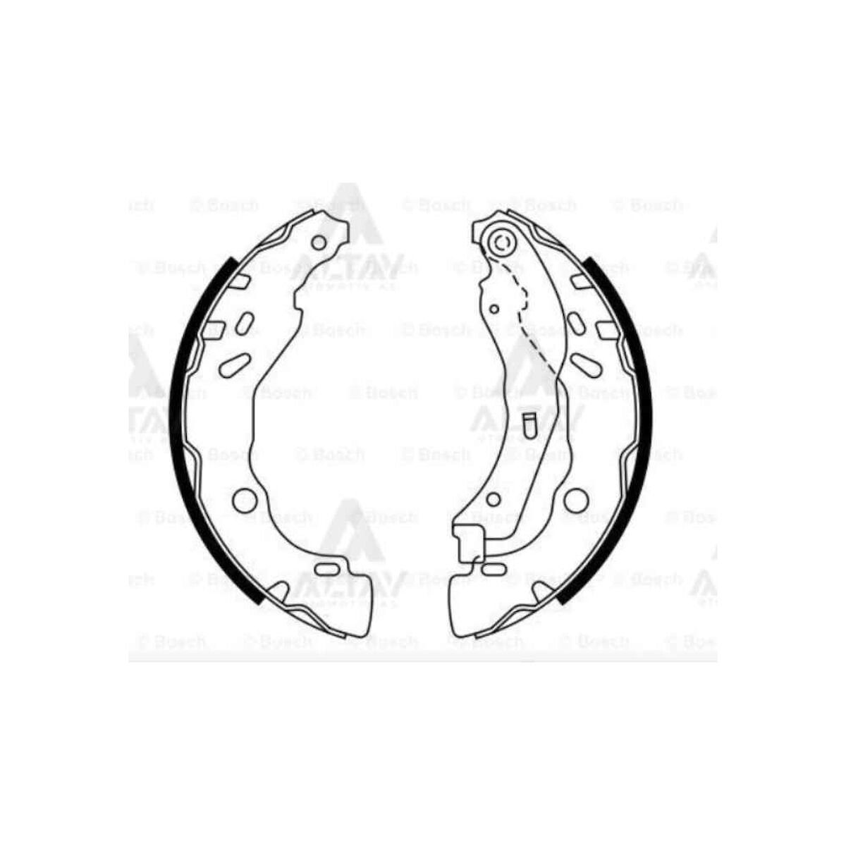 FREN BALATA CLIO IV 12= / C-ELYSEE 12= / 301 12= / C3 II 09-16 / C3 III 16= / CLIO II 00-08 / LOGAN 12= / SANDERO 08= /  DS3 15-19 / MATRIX 01-10 /  MICRA 10-15 K13 / NOTE 13= / 208 I 16=  LEVYELI PABUÇ ARKA CITROEN, DACIA, NISSAN, RENAULT C3, CLIO, LOGAN