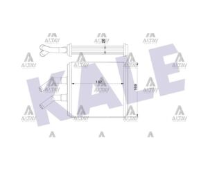 RADYATÖR KALORİFER RIO 01-05 BRAZING KIA RIO OEM: 0K30A-61-A10