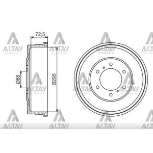 FREN KAMPANASI NAVARA 06-15 / 16= PICKUP / ARKA NISSAN NAVARA OEM: 43206-EB360