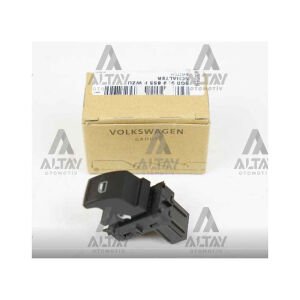 DÜĞME CAM AÇMA GOLF7 13= (TEKLİ) KROMLU VOLKSWAGEN GOLF OEM: 5G0959855LWZU