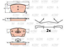 13478301 FREN BALATA ASTRA K 15= (16 JANT) ÖN
