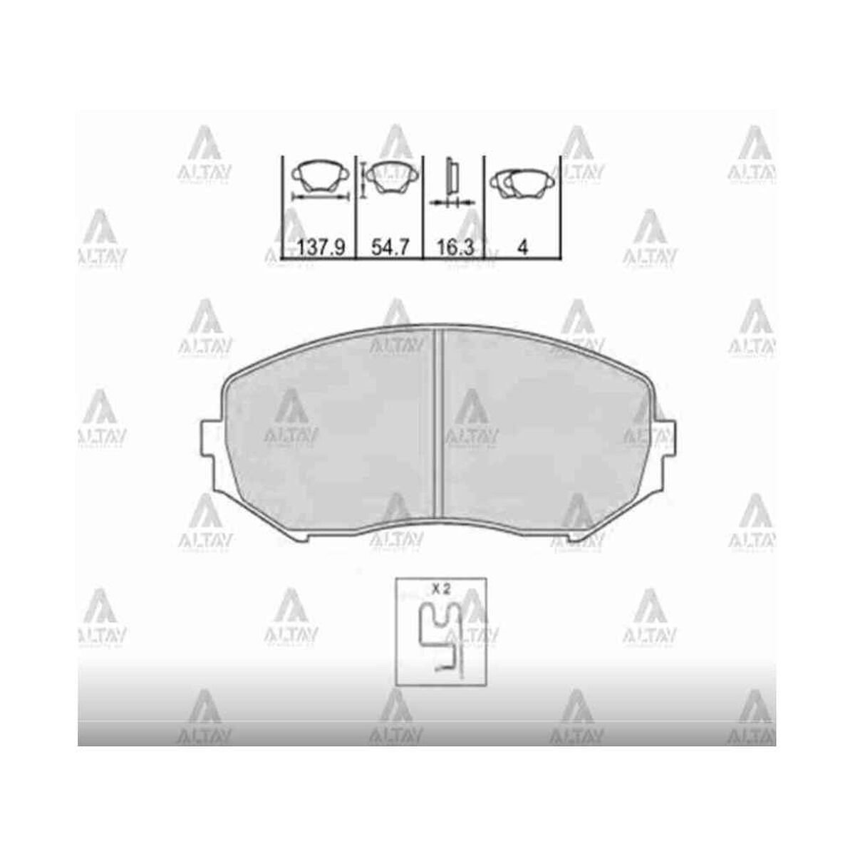 FREN BALATA GRAND VITARA 05-13 ÖN   OEM: 55200-65J01