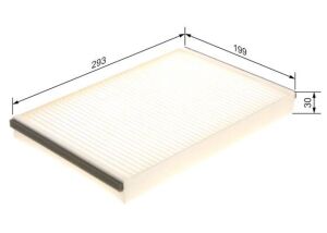 1808610 POLEN FILTRESI ASTRA G / ASTRA H / ZAFIRA A 98= KARBONSUZ