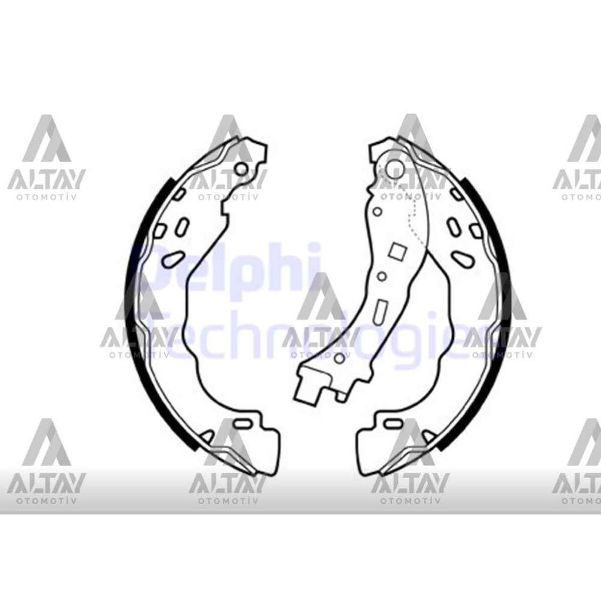 FREN BALATA 301 / ELYSEE 12= PABUÇ ARKA   OEM: 1606631180