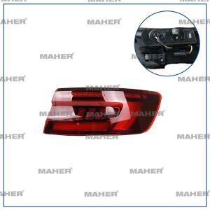 8W5945092B STOP LAMBASI A4 15-17 LEDLİ DIŞ SAĞ