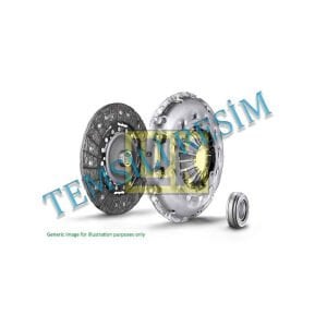 DEBRİYAJ SETİ CRAFTER 17= DAUA-DAUB-DAVA-DMZB-DNAD-DNAE 2.0 TDİ   OEM: 04L141015P