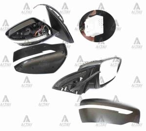 96301-4EH6E AYNA DIŞ DİKİZ QASHQAI 14= ELEKTRİKLİ SİNYALLİ ISITMALI OTOMATİK KATLANIR SAĞ