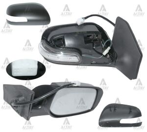 87901-05190 AYNA DIŞ DİKİZ AVENSIS 06-08 ELEKTRİKLİ ISITMALI OTOMATİK KATLANIR SİNYALLİ SAĞ