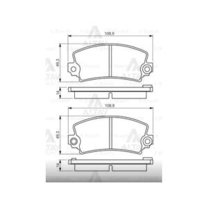 FREN BALATA R12       73-02 /  SOLENZA ÖN   OEM: 7701200247