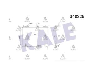RADYATÖR SU ACCENT 06-11 ERA DİZEL A-T BRAZING HYUNDAI ACCENT, ERA OEM: 25310-1E350