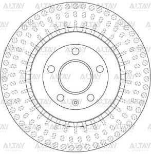 8K0615601C FREN DISKI A4 07-19 / A5 07-17 / Q5 08-17 ARKA HAVALI 330-5 (ADET FIYAT)