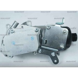 YAĞ SOĞUTUCUSU PARTNER TEPEE 08= / BERLINGO 08= 1.4 HDI-1.6 HDI KOMPLE BRAKETLI CONTALI CITROEN, PEUGEOT BERLINGO, PARTNER OEM: 1103N9