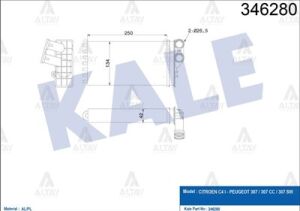 6448N5 RADYATÖR KALORİFER C4 04-09 / 307 00-07 / MEKANİK