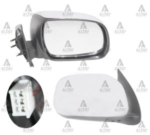 87910-0K081 AYNA DIŞ DİKİZ HILUX 06-11 ELEKTRİKLİ KROM SAĞ