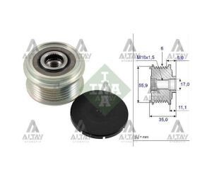 KASNAK ŞARJ DİNAMO AMAROK / TOUAREG / CRAFTER / A4 / A5 / A6 / Q5 / Q7 13= DDXA-DDXB-BKS-CATA-DAUA-DAVA-CLAB 2.0 TDİ-2.7 TDİ-3.0 TDİ VOLKSWAGEN TOUAREG OEM: 059903119N