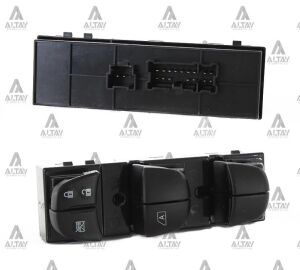 25401-1KA0B DÜĞME CAM AÇMA QASHQAI 14= ÖN SOL / NOTE (MERKEZİ KİLİTLİ MODELİ) / JUKE / XTRAIL