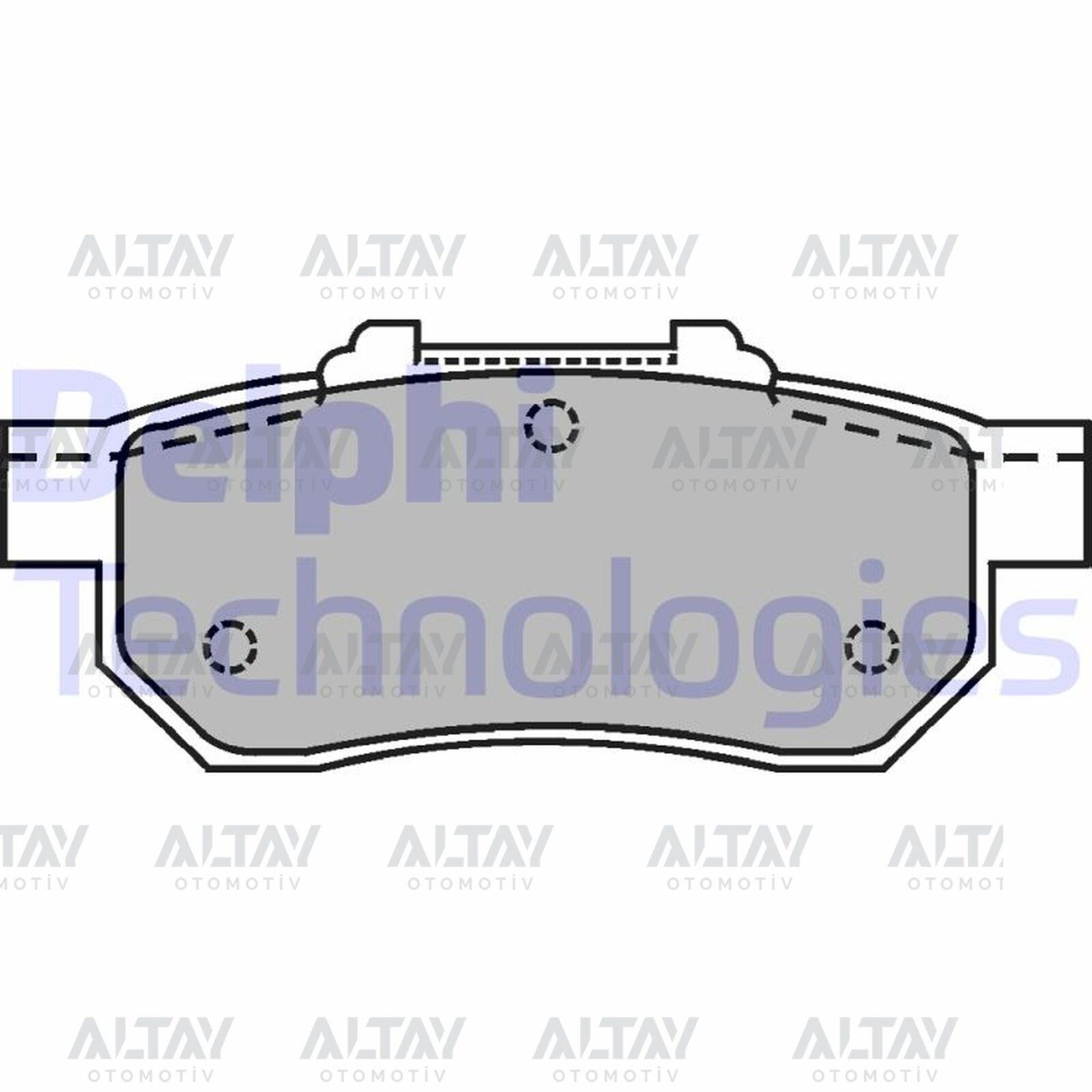 43022-SAA-E51 FREN BALATA CIVIC  96-06  / JAZZ 02-10 / JAZZ 15= / ROVER 90= / CRX / INTEGRA  DİSK TİP ARKA