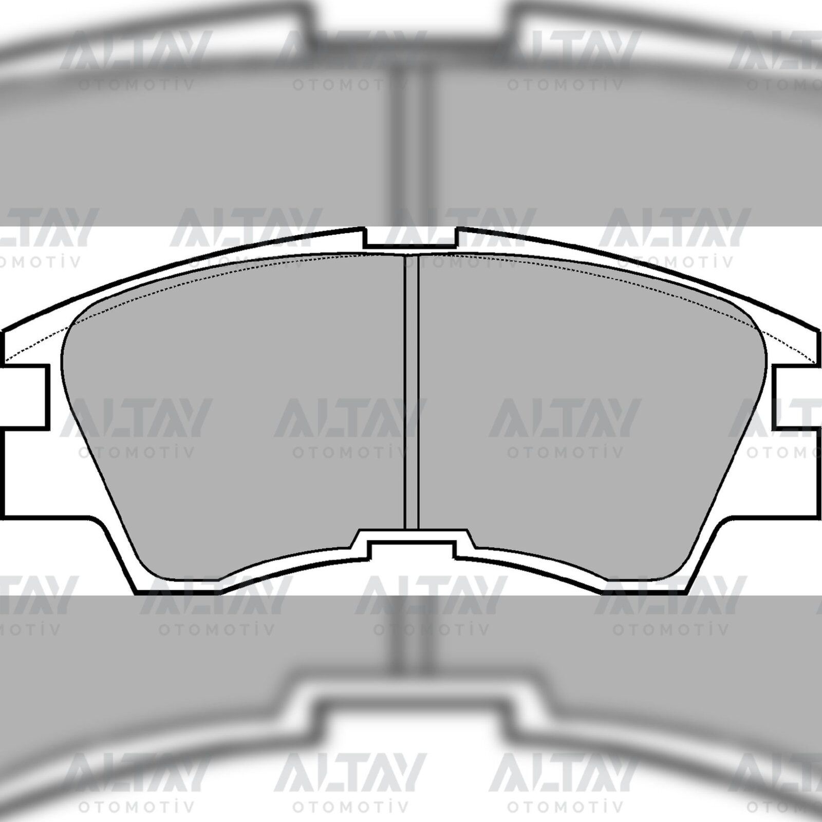 DBP511111 FREN BALATA L-300  90-08 / L-200 86-97 / PAJERO ÖN
