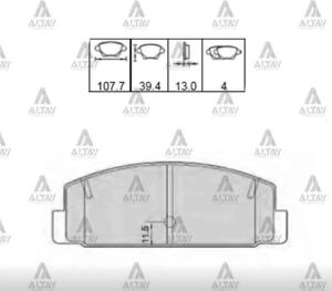 FREN BALATA 626  98-02 / MAZDA 6 03-12 / 323 99= DİSK ARKA   OEM: FB712628ZA