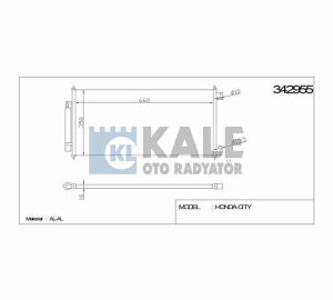 80110-TF0-G01 RADYATÖR KLIMA CITY 09-12 1.4I-VTEC BRAZING