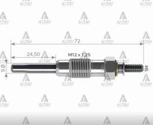 KIZDIRMA BUJİSİ (ISITMA) PARTNER / BERLINGO / J9 / BOXER 1.9 11V. CITROEN, PEUGEOT BERLINGO, BOXER, PARTNER OEM: 5962J3