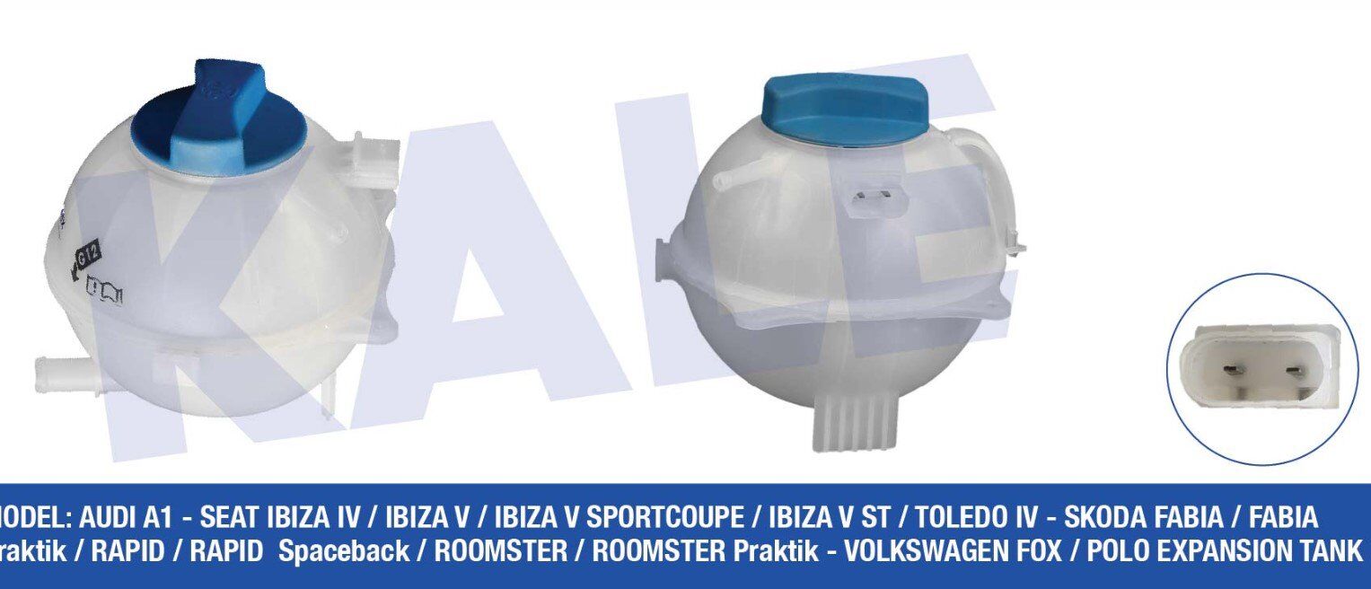 6Q0121407D YEDEK SU DEPOSU POLO / CORDOBA / FABİA 02-09 1.4-1.4 TDI-1.6 (KAPAKLI)