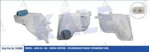 8D0121403L YEDEK SU DEPOSU PASSAT / A4 / A6 97-04 (KAPAKLI)