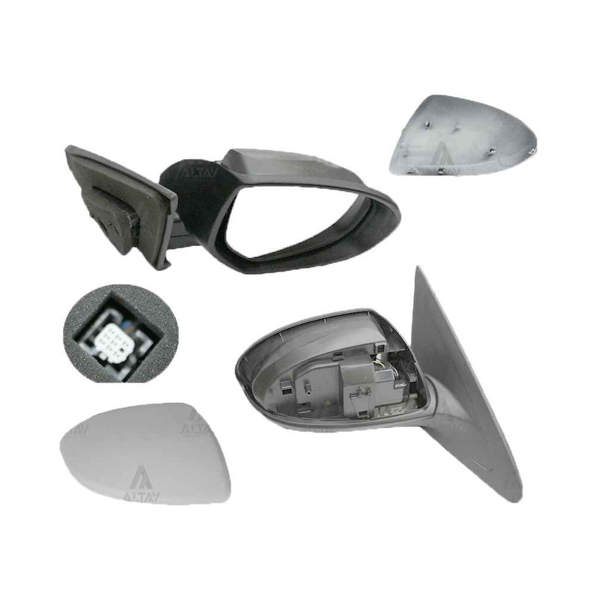 AYNA DIŞ DİKİZ MAZDA 3 09-13 ELEKTRİKLİ ISITMALI OTOMATİK KATLANIR SİNYALSİZ SAĞ   OEM: BCD2-69-12ZD