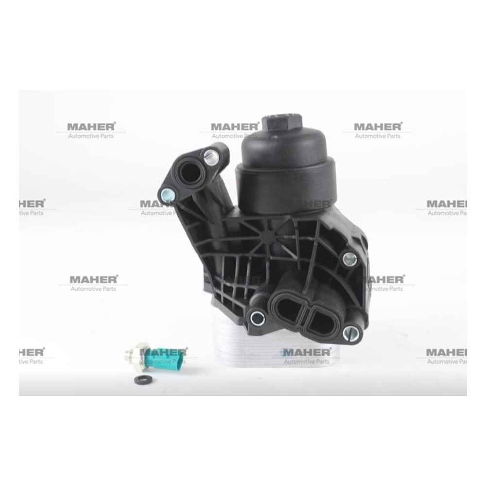 YAĞ FILTRE KÜTÜGÜ KOMPLE SOGUTUCULU GOLF7 / A3 / LEON / PASSAT / TIGUAN / CADDY 13= CUUB-CUUC-CUUD-CUUF-DFSD-CLHA-CLHB-DCXA-CRLB-CUVC 1.6 TDI-2.0 TDI VOLKSWAGEN CADDY, GOLF, PASSAT OEM: 03N115389A