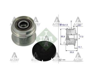 KASNAK ŞARJ DİNAMO PASSAT / A4 / A6 97-04 AFN-ALZ-ALT-AVF-AWT 1.6-1.8 T-1.9 TDİ VOLKSWAGEN PASSAT OEM: 038903119M