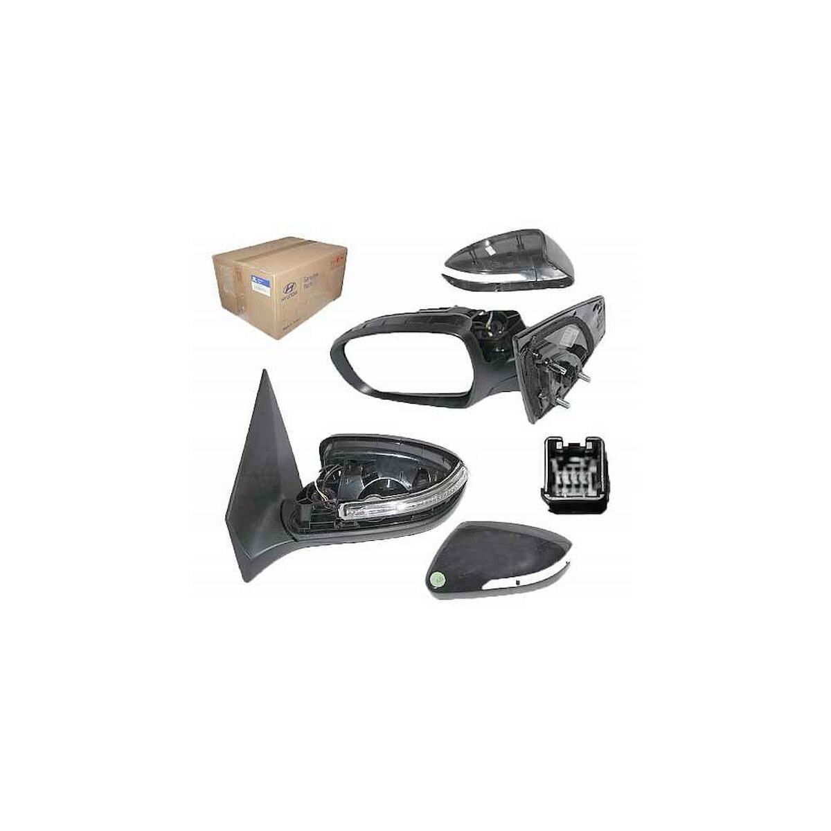 AYNA DIŞ DİKİZ I-20 15-18 ELEKTRİKLİ SİNYALLİ SOL   OEM: 87610-C8100