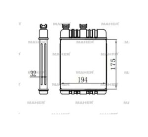 RADYATÖR KALORİFER ASTRA G  98-07 / ZAFIRA A 99-05 / ZAFIRA B 05-11 / BEHR TİPİ BRAZING OPEL ASTRA, ZAFIRA OEM: 1618142